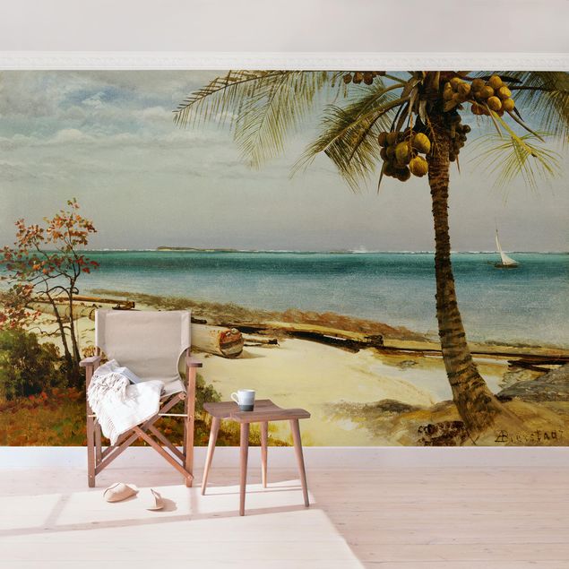 Wallpaper - Albert Bierstadt - Tropical Coast