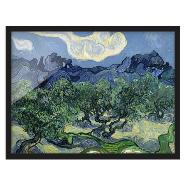 Framed poster - Vincent Van Gogh - Olive Trees