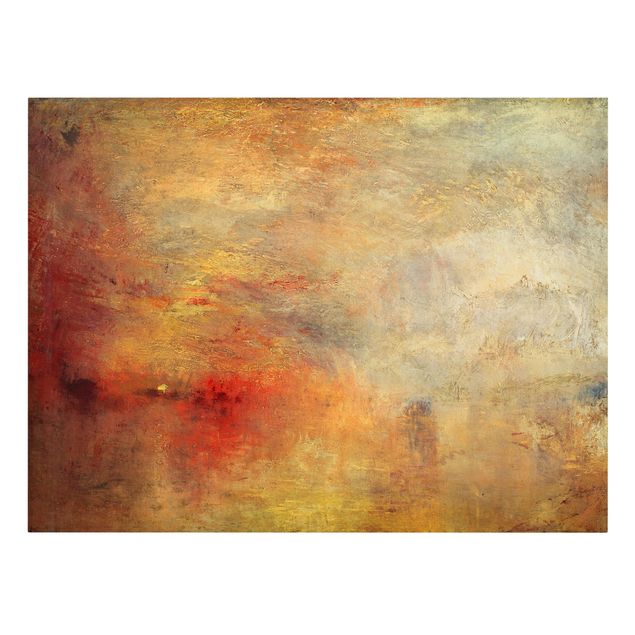 Canvas print - Joseph Mallord William Turner - Sunset Over A Lake