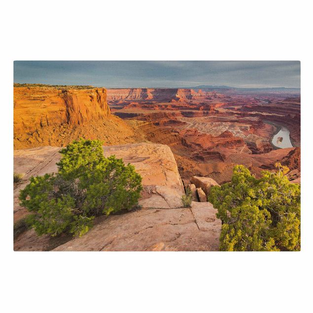 Natural canvas print - Dead Horse Point Canyonlands National Park USA - Landscape format 3:2
