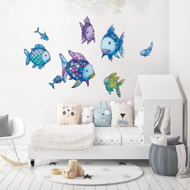 Wall art stickers The Rainbow Fish - Paradise Under Water