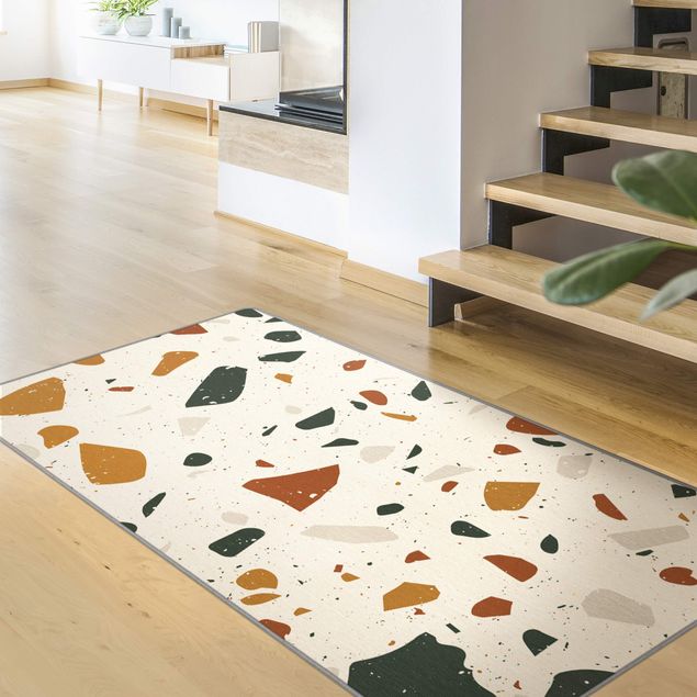 Modern rugs Detailed Terrazzo Pattern Leghorn