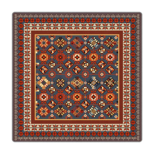 washable rugs Detailed Kilim Rug