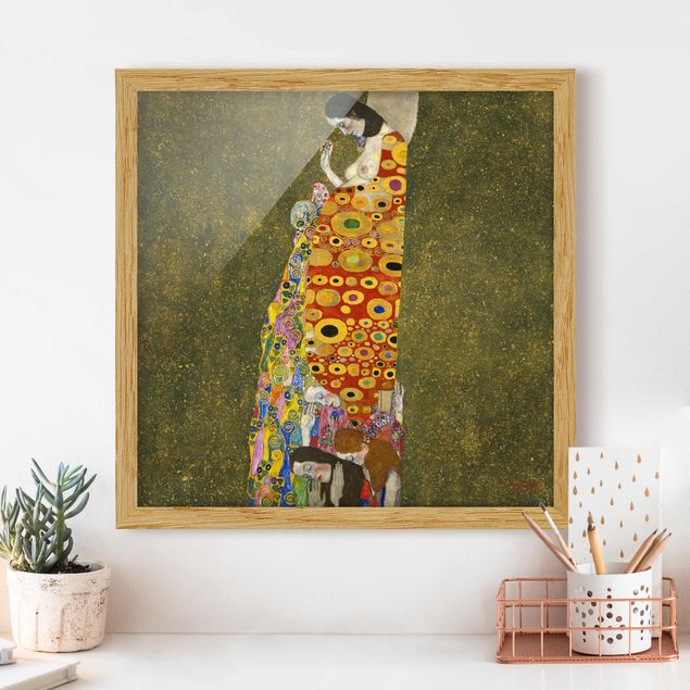 Framed poster - Gustav Klimt - Hope II