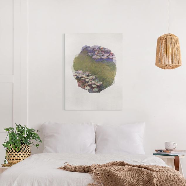 Canvas print - WaterColours - Claude Monet - Water Lilies