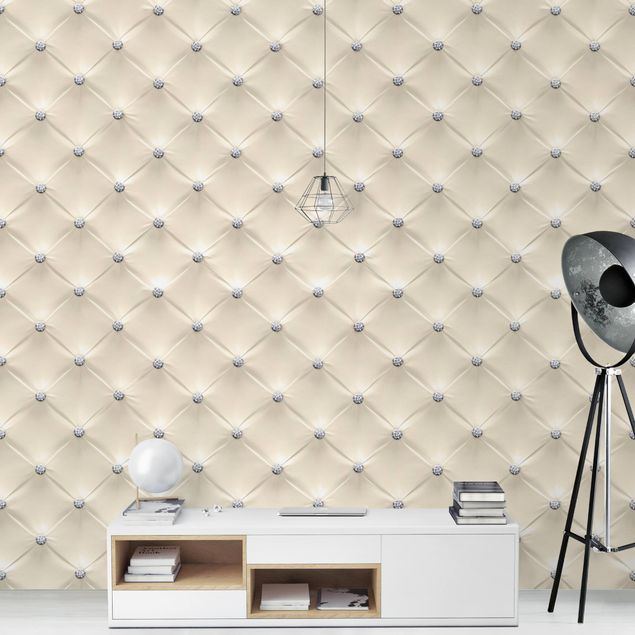 Wallpaper - Diamond Cream Luxury