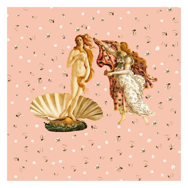 Wallpaper - The Venus By Botticelli On Pink