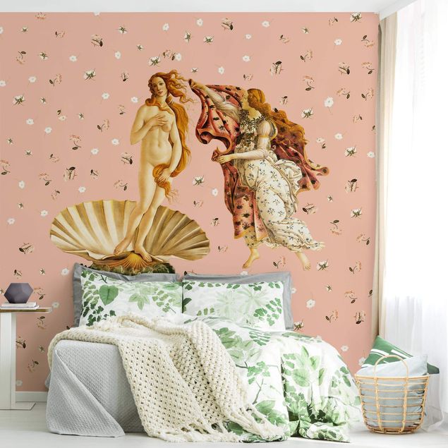 Wallpapers The Venus By Botticelli On Pink