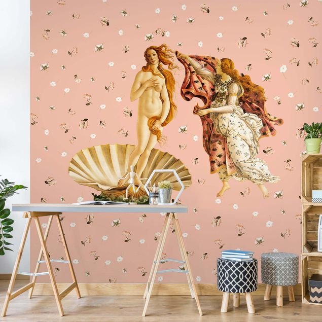 Wallpaper - The Venus By Botticelli On Pink