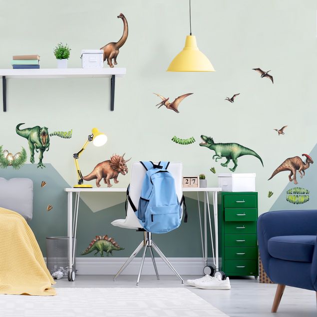 Wall sticker - The world of dinosaurs