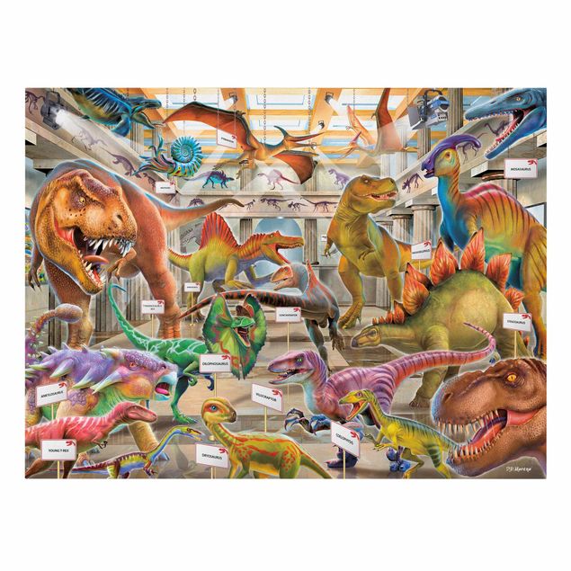 Canvas print - Dinosaurs In The Museum Of Natural History