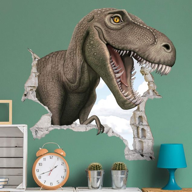 3d wall art stickers Dinosaur T - Rex