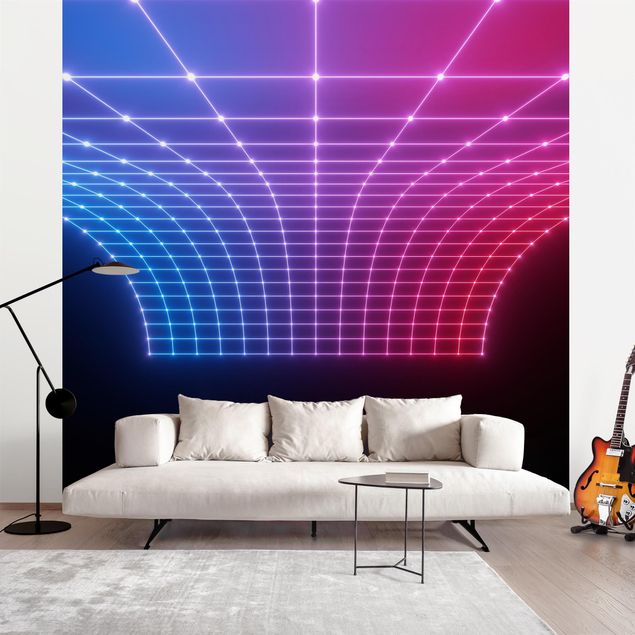 Wallpaper - Three-Dimensional Neon Light