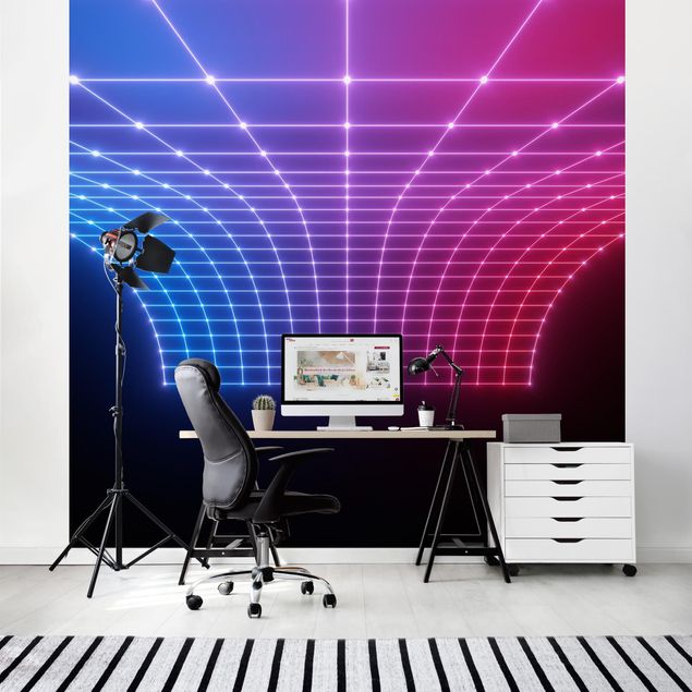 Wallpaper - Three-Dimensional Neon Light
