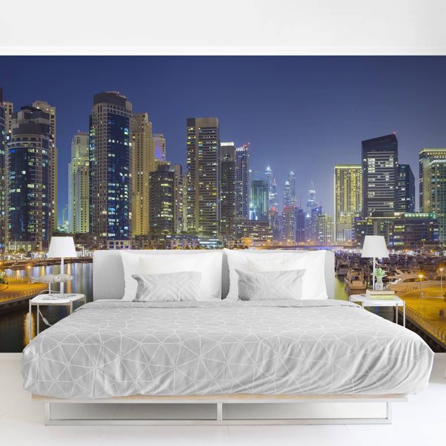 Wallpapers Dubai Night Skyline