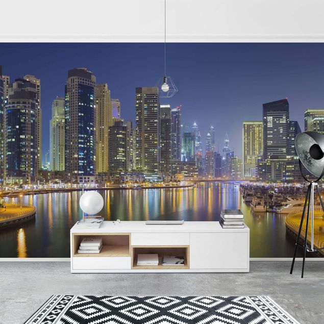 Wallpaper - Dubai Night Skyline