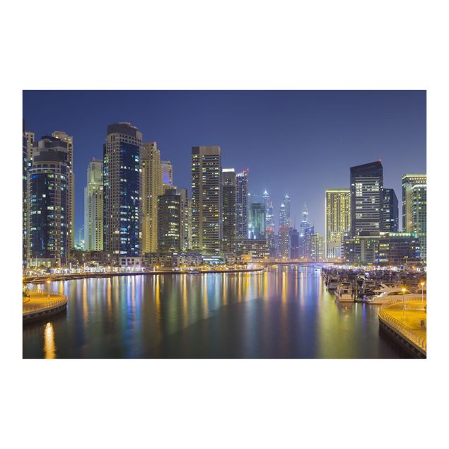 Wallpaper - Dubai Night Skyline