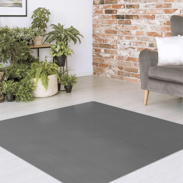 flat weave rug Dark Grey