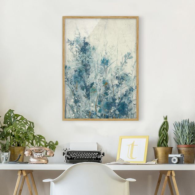 Framed poster - Blue Spring Meadow I