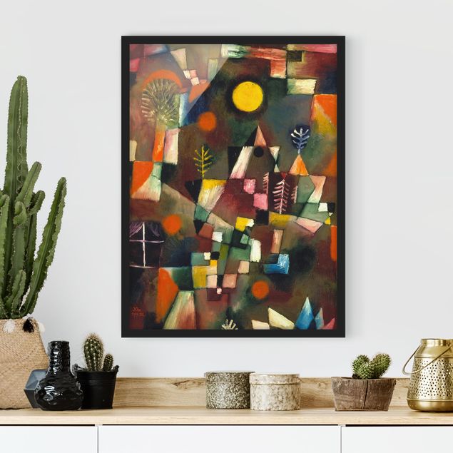 Framed poster - Paul Klee - The Full Moon