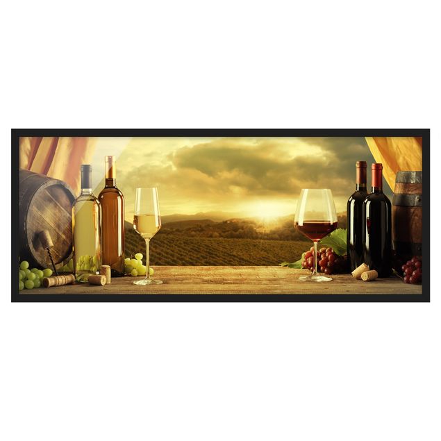 Framed poster - Wine With A View
