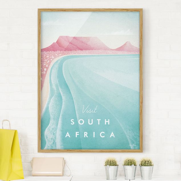 Framed poster - Travel Poster - South Africa