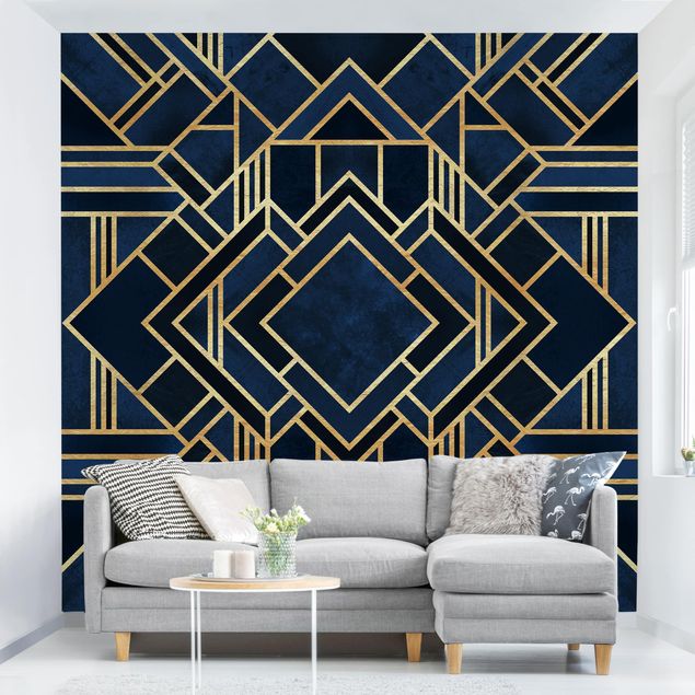 Wallpapers Art Deco Gold