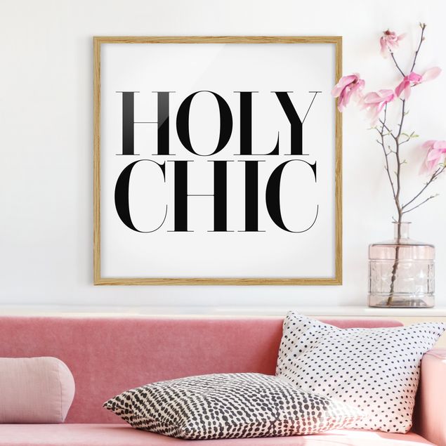 Framed poster - Holy Chic