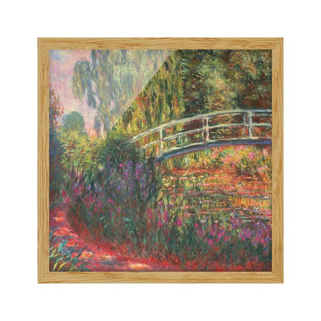 Framed poster - Claude Monet - Japanese Bridge In The Garden Of Giverny
