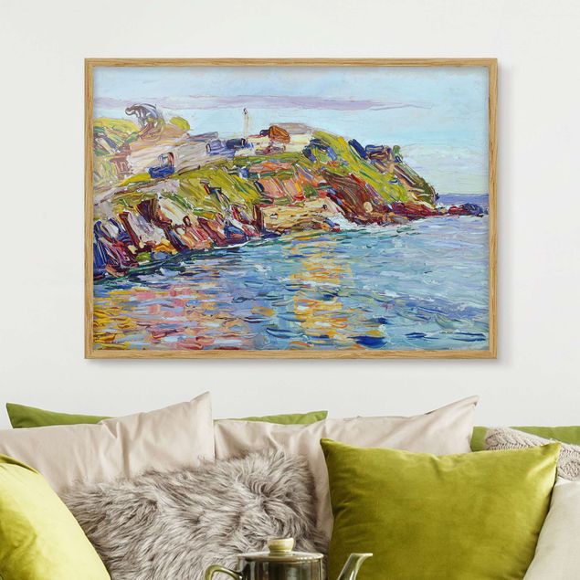 Framed poster - Wassily Kandinsky - Rapallo, The Bay