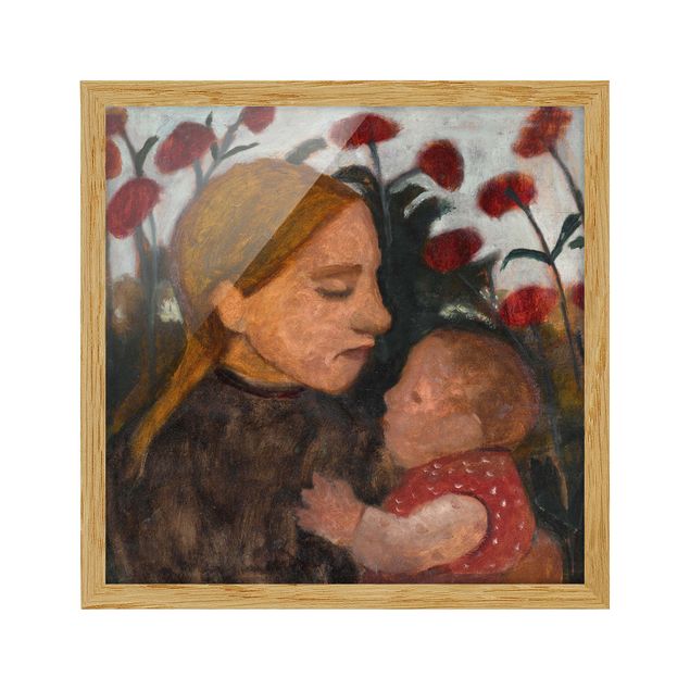 Framed poster - Paula Modersohn-Becker - Girl with Child