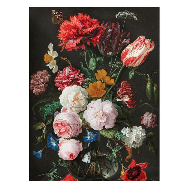 Canvas print - Jan Davidsz De Heem - Still Life With Flowers In A Glass Vase