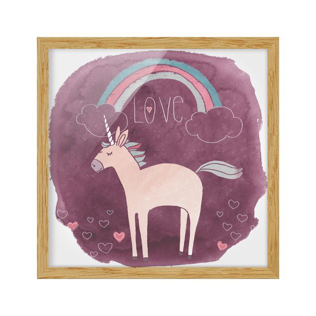 Framed poster - Unicorn Troop - Love