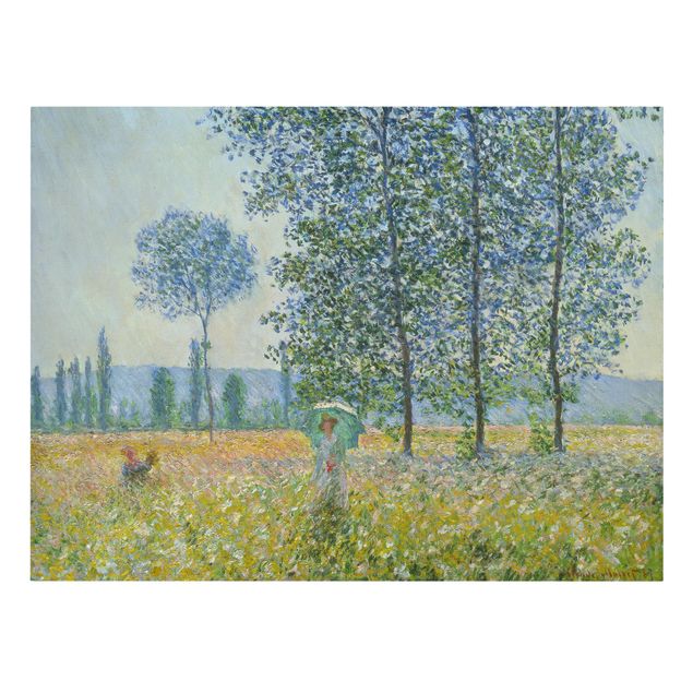 Canvas print - Claude Monet - Fields In Spring