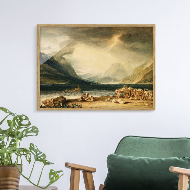 Framed poster - William Turner - The Lake of Thun, Switzerland