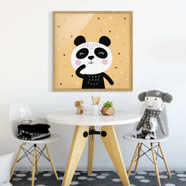 Framed poster - The Happiest Panda