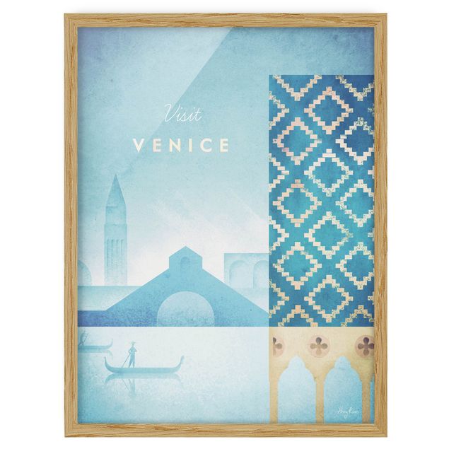 Framed poster - Travel Poster - Venice