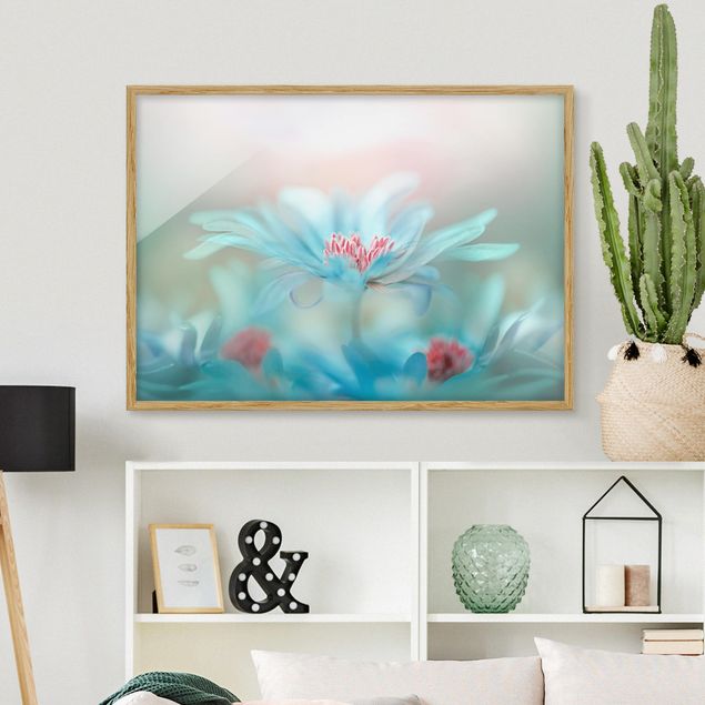 Framed poster - Delicate Flowers In Pastel