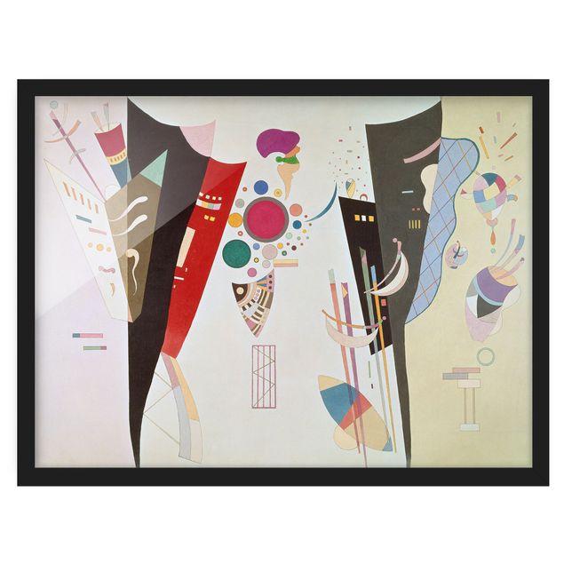 Framed poster - Wassily Kandinsky - Reciprocal Accord
