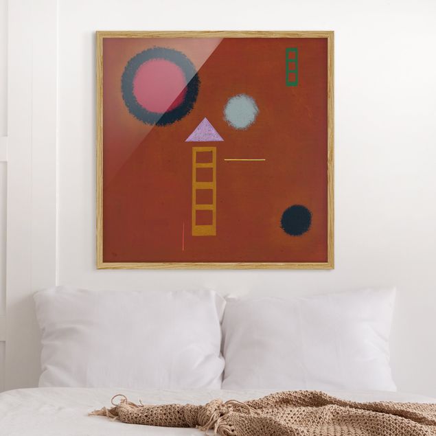 Framed poster - Wassily Kandinsky - Calmed down