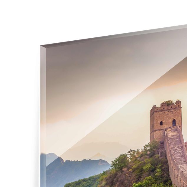 Glass print - The Infinite Wall Of China