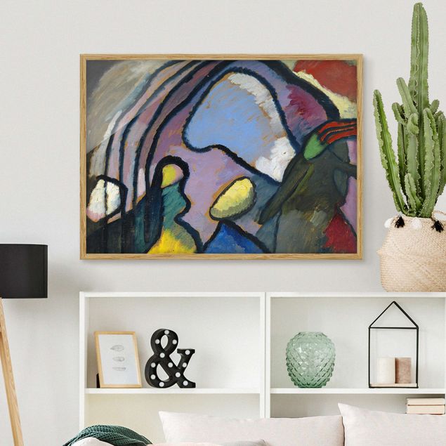 Framed poster - Wassily Kandinsky - Study For Improvisation 10