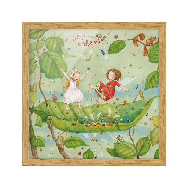 Framed poster - Little Strawberry Strawberry Fairy - Trampoline