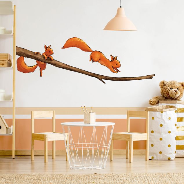Wall decal Single sublind on the branch