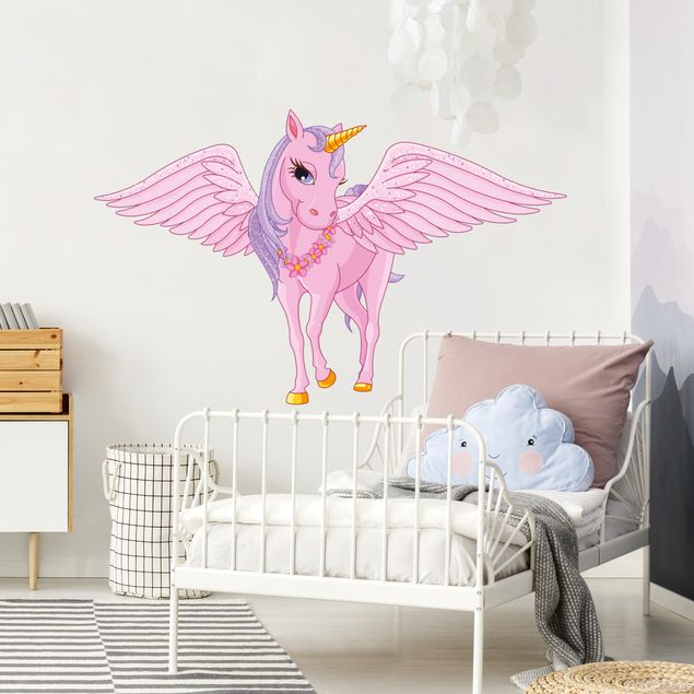 Wall stickers Unicorn with wing