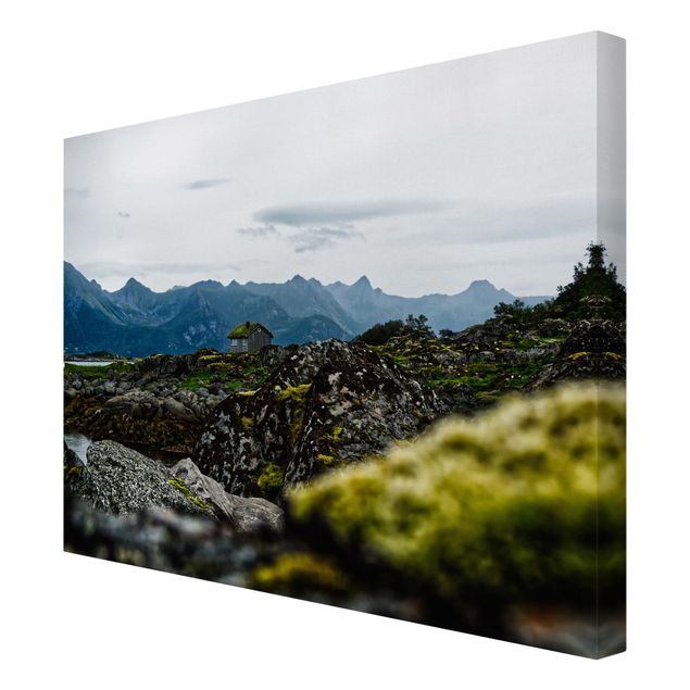 Canvas print - Desolate Hut In Norway