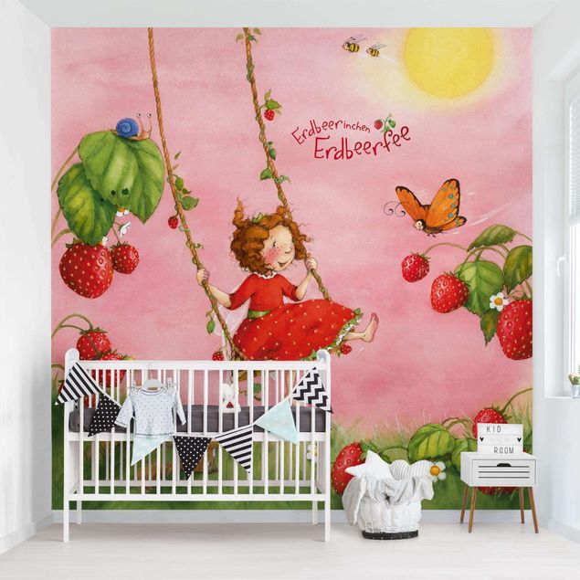 Wallpaper - Little Strawberry Strawberry Fairy - Tree Swing
