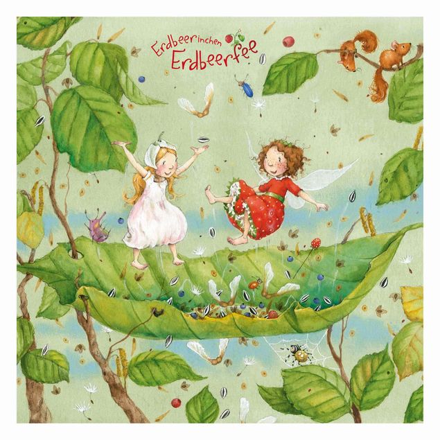 Wallpaper - Little Strawberry Strawberry Fairy - Trampoline