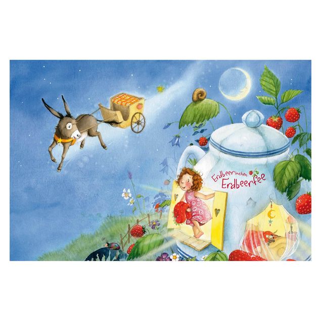 Wallpaper - Little Strawberry Strawberry Fairy - Donkey Casimir
