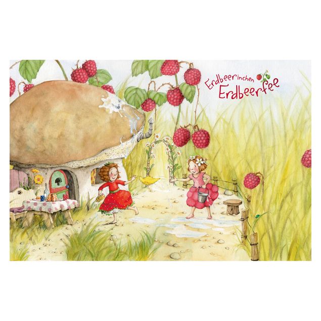 Wallpaper - Little Strawberry Strawberry Fairy - Under The Raspberry Bush